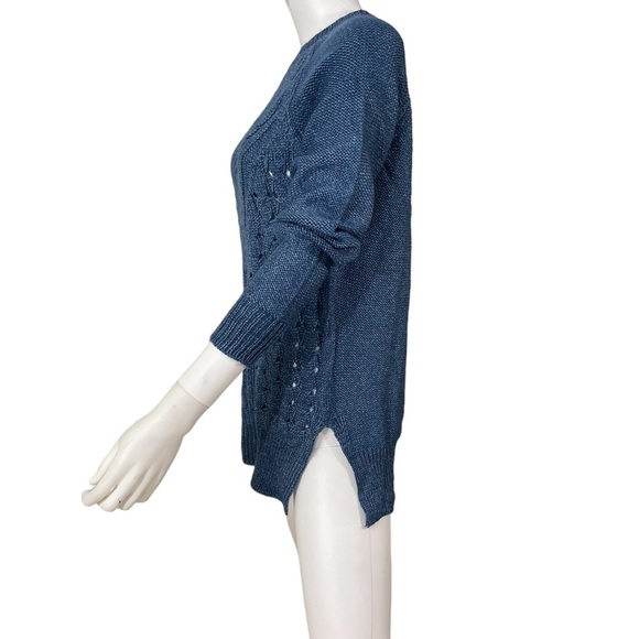 Ethereal by Paper Crane Blue Knit Sweater - Picture 3 of 9